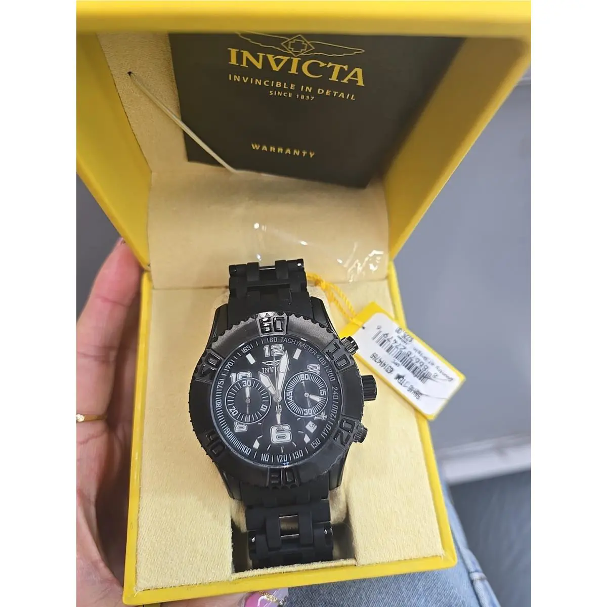 Invicta Men`s `TI-22` Quartz Titanium and Polyurethane Watch Black 22443
