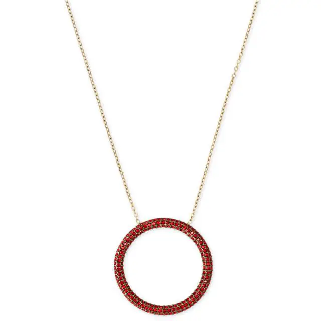 Michael Kors Open Circle Pendant Necklace