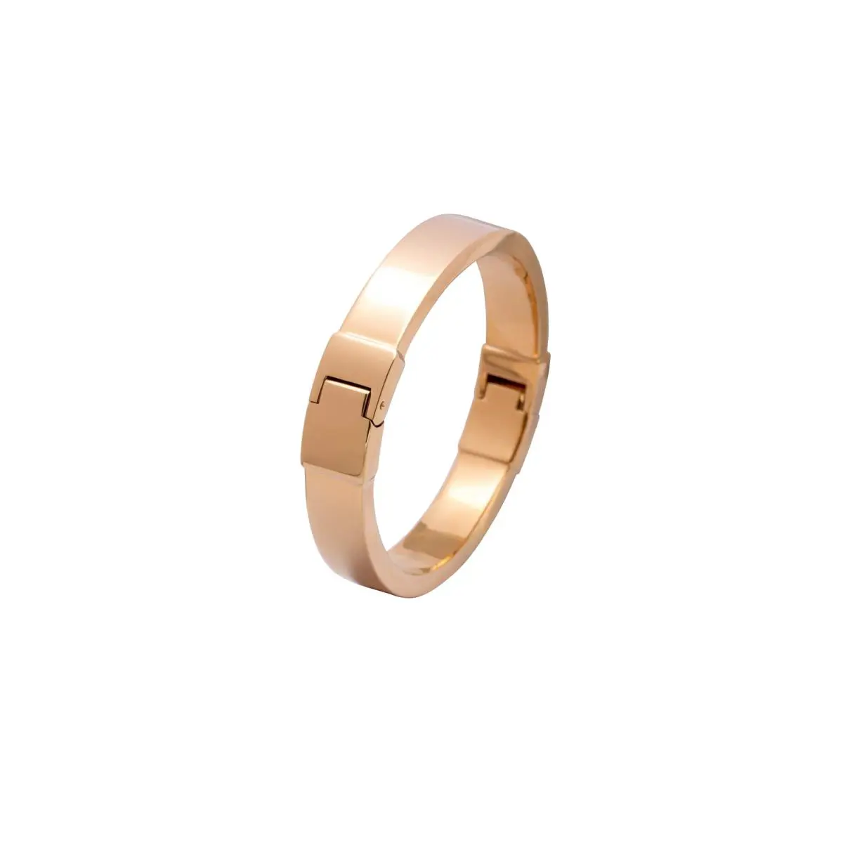 Michael Kors MKJ1047710 Women`s Gold Stainless Steel Hinge Bangle Bracelet