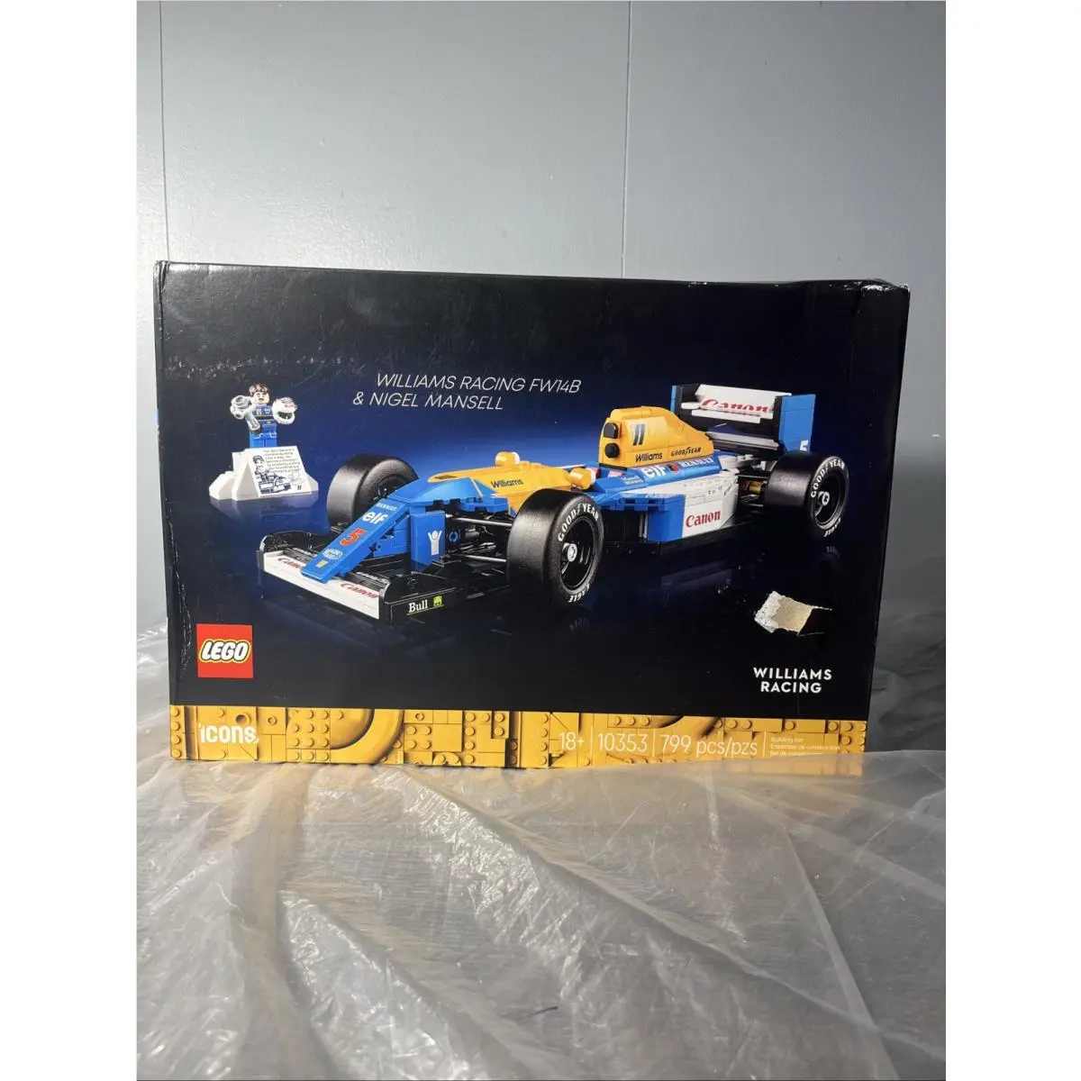 Lego Icons 10353 Williams Racing FW14B Nigel Mansell F1 Car Model
