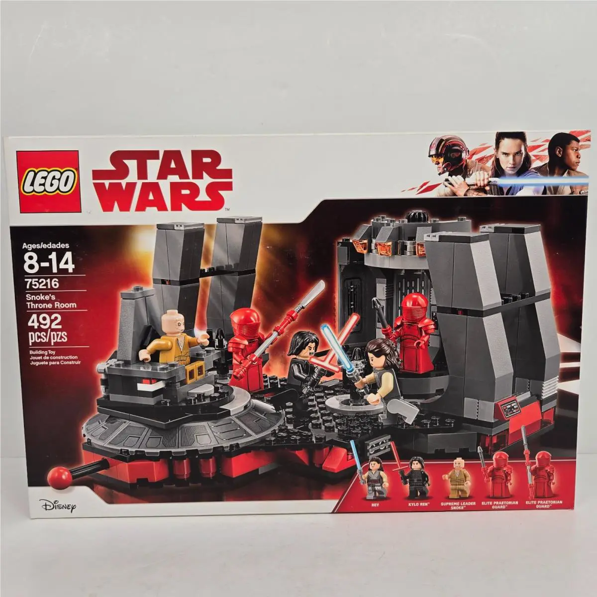 Lego 75216 Snoke`s Throne Room Star Wars Kylo Ren Praetorian Guard See Box