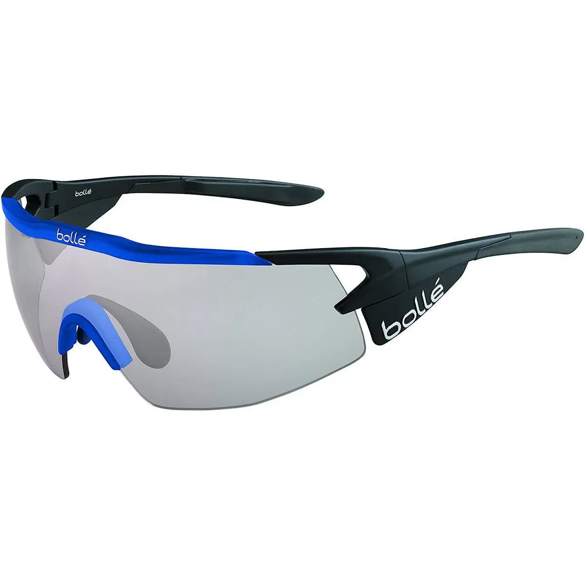 Aeromax Sunglasses Matte Black Translucid Blue Tns Gun by Bolle
