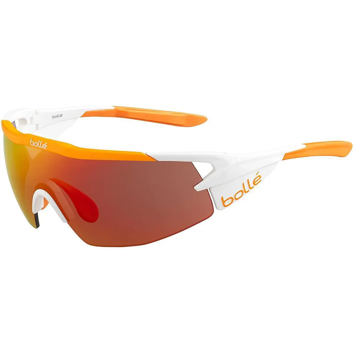 Aeromax Sunglasses Matte White/orange Tns Fire by Bolle