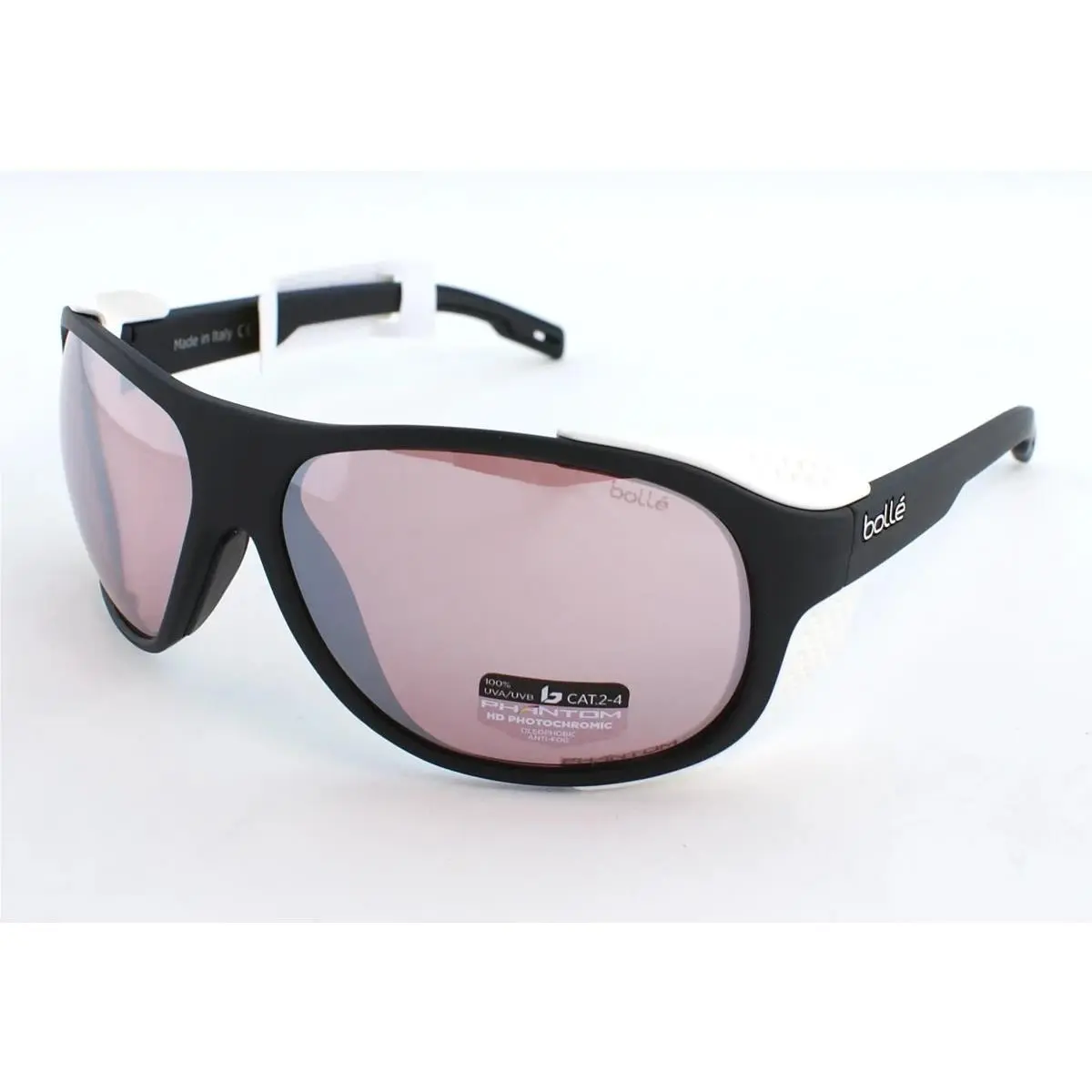 Sunglasses Graphite 12564 Matte Black x White Phantom Black Gun by Bolle