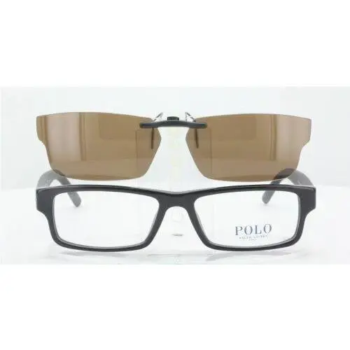 Custom Made For Polo Ralph Lauren PH2119-53X16 Polarized Clip-on Sunglasses Eye