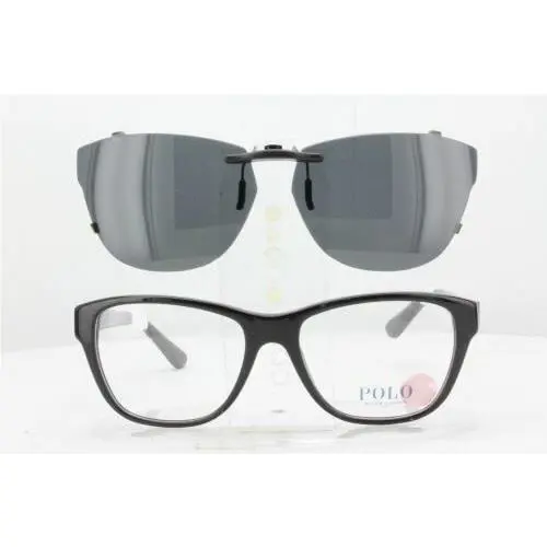 Custom Made For Polo Ralph Lauren PH2148-53X17-T Polarized Clip-on Sunglasses E