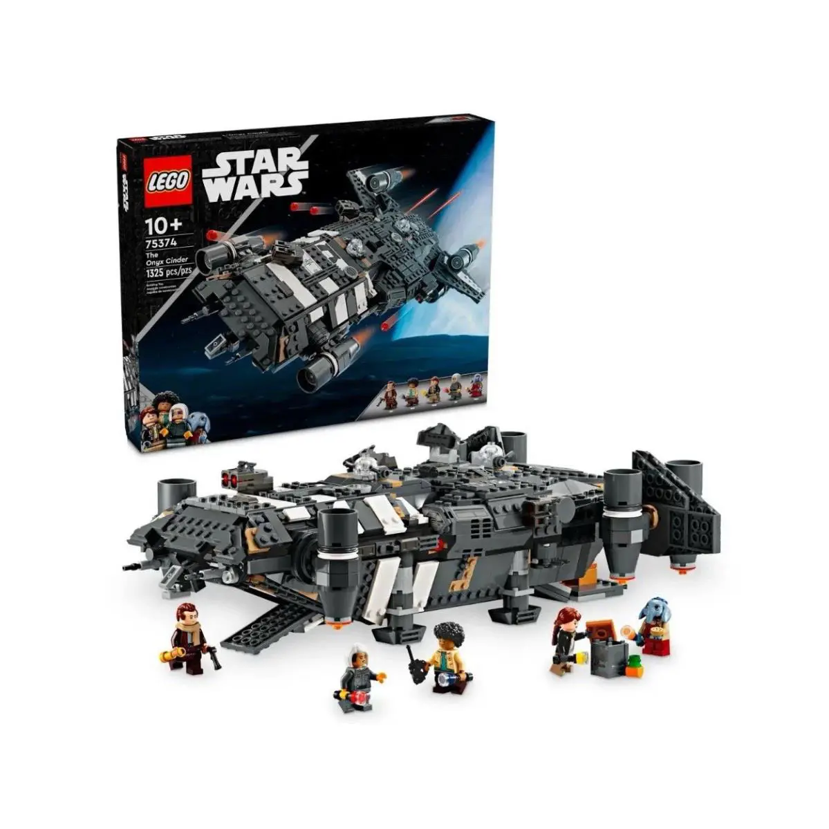 Lego Star Wars Skeleton Crew Spaceship 75374 The Onyx Cinder 1325PCS