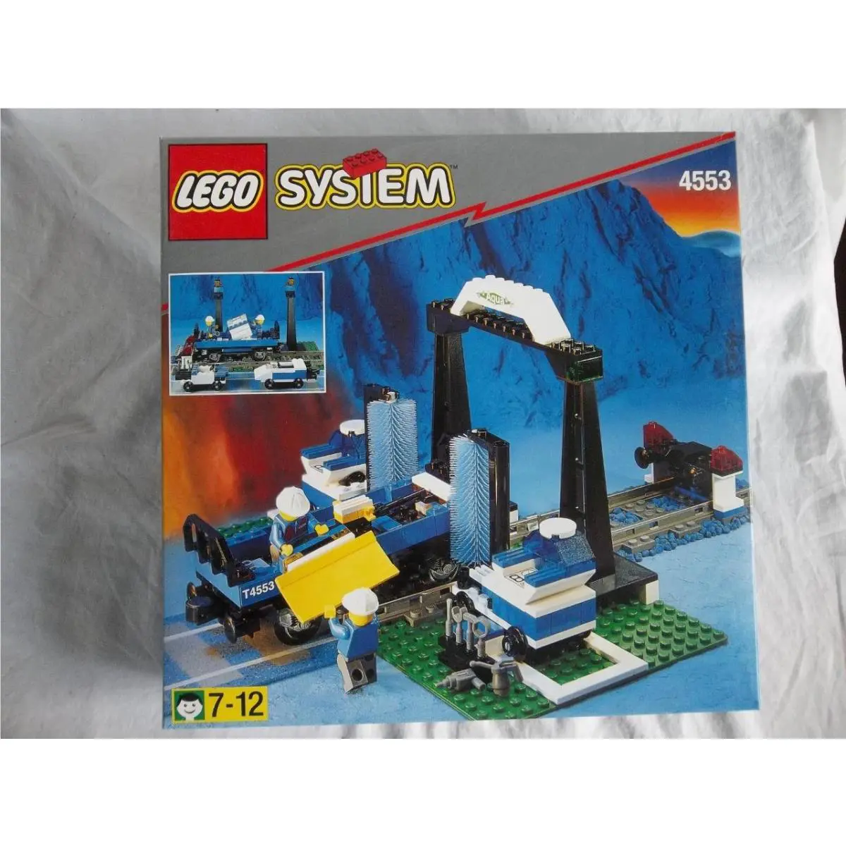 1999 Lego System 4553 Train Wash Box Trains Mint