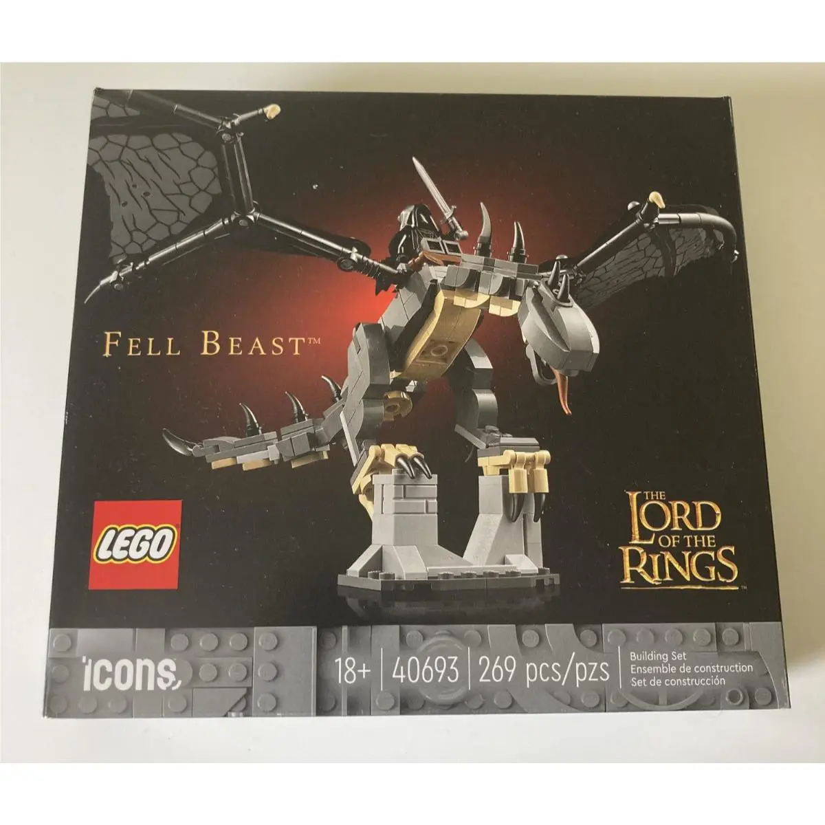 Lego 40693 The Lord OF The Rings Fell Beast Nazgul Minifig Mint