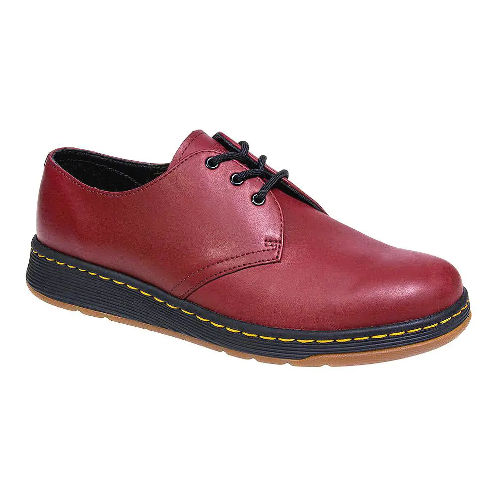 DR Martens Mens Boots Cherry Red Cavendish Cherry Red R21859600 SK - Red