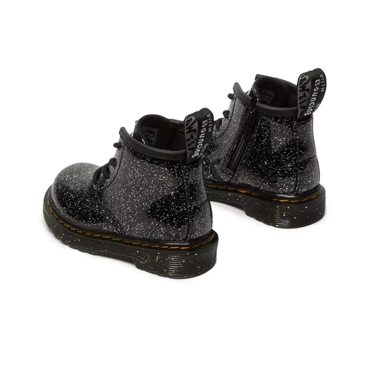 Dr. Martens shoes - Black Glitter 1