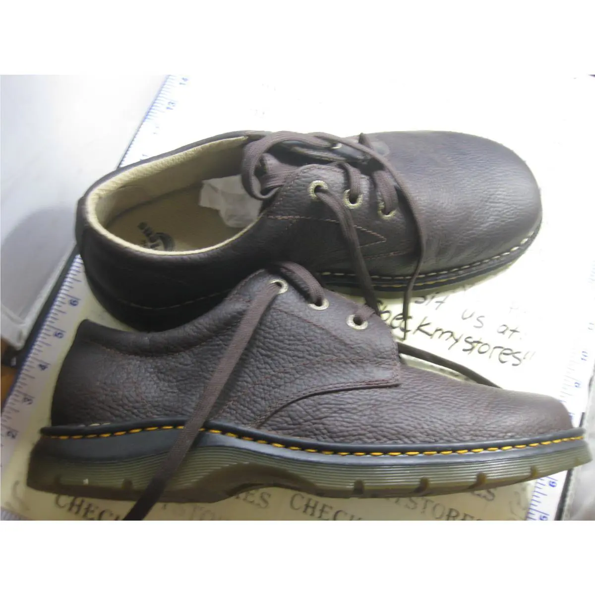 Dr. Martens shoes - PLEASE SELECT AT TOP, S:: DR BROWN 5