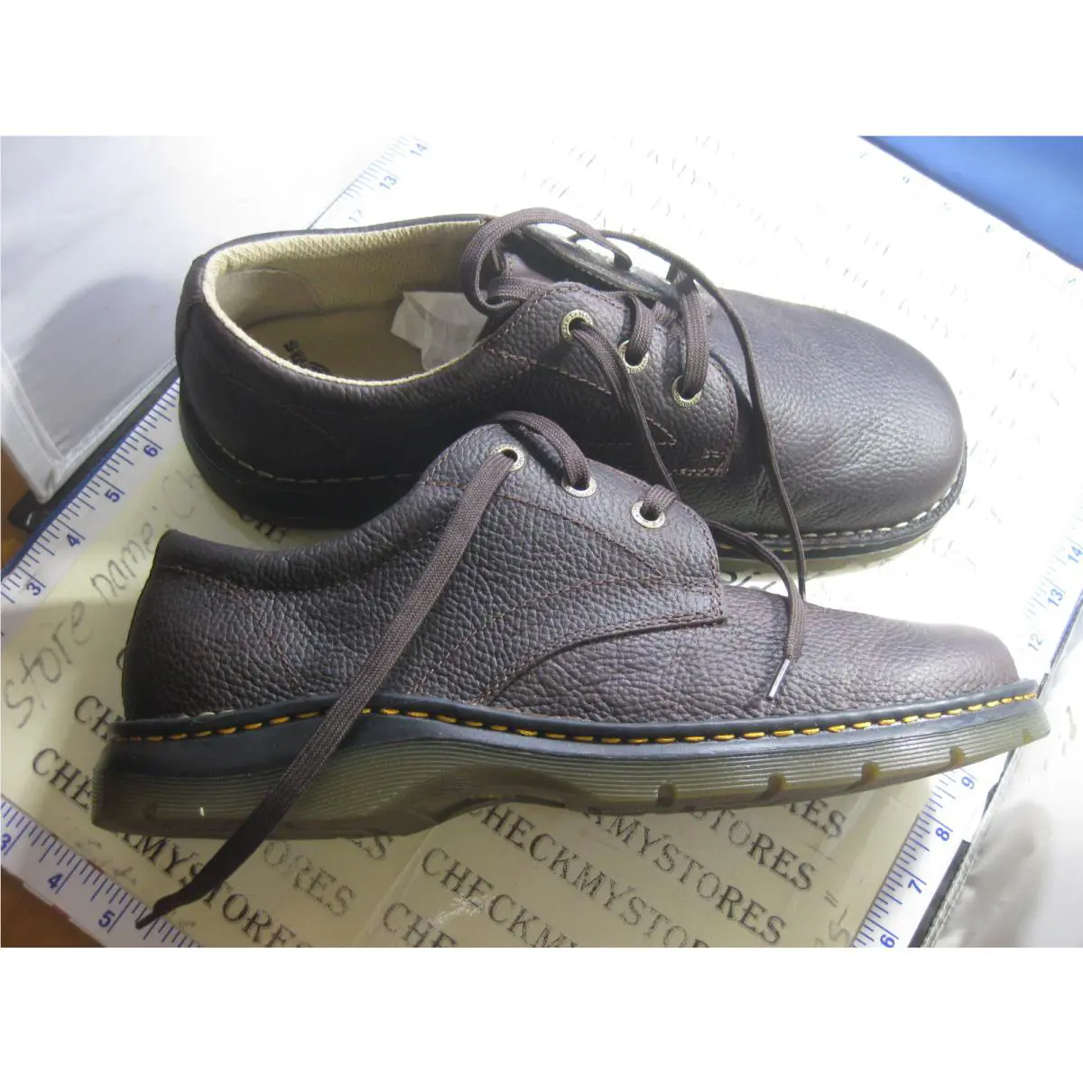 Dr. Martens shoes - PLEASE SELECT AT TOP, S:: DR BROWN 6