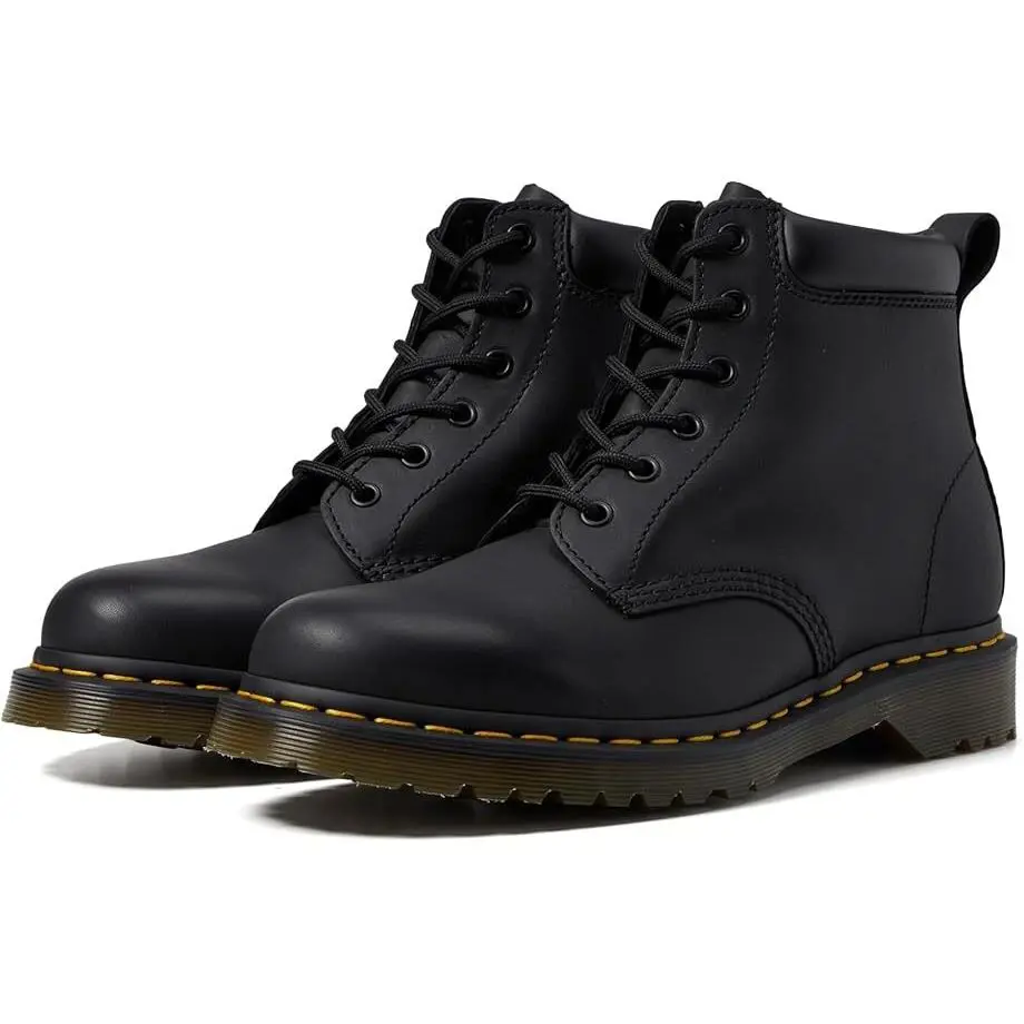 Dr. Martens 939 Ben Boots Men`s US 14 Black Leather Round Toe Ankle ZPO2082