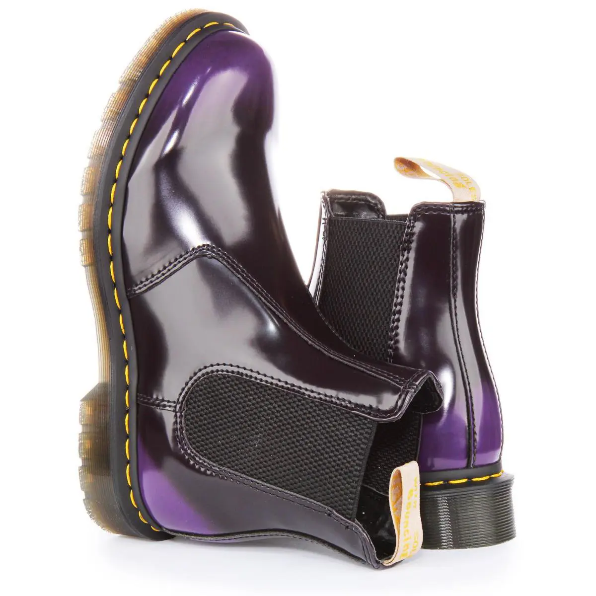 Dr. Martens shoes - BLACK PURPLE 2