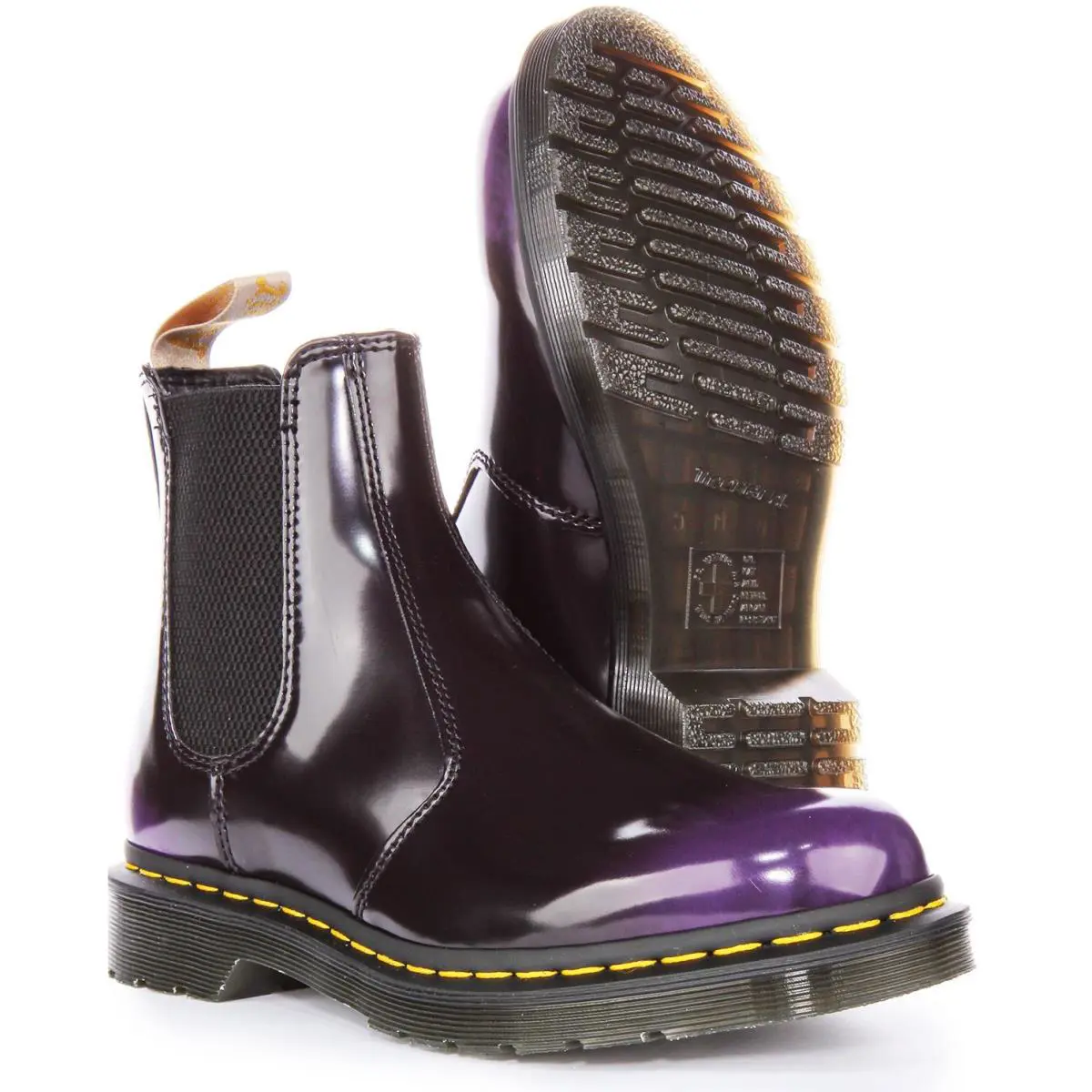 Dr. Martens shoes - BLACK PURPLE 3