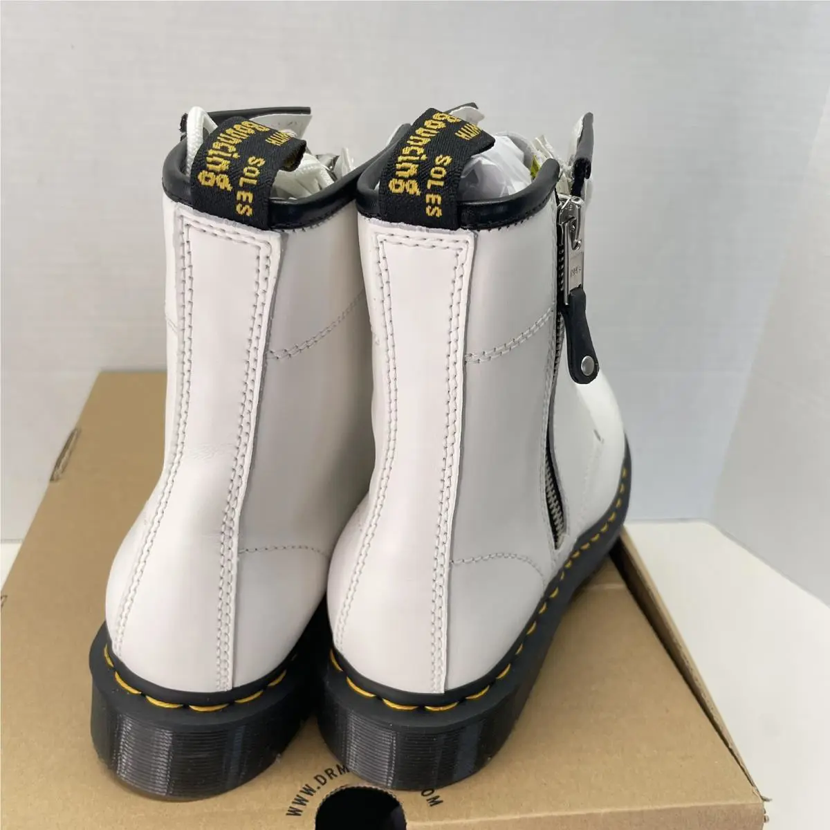Dr. Martens shoes - Dr. Martens 1460 Twin - Martens Twin - 1460 - White (UPC: 0190665506808) 3