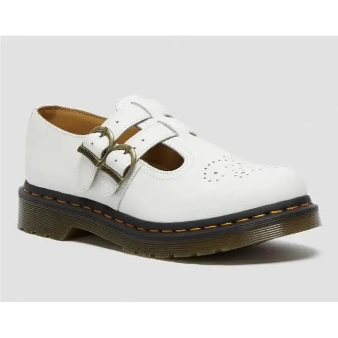 Dr Martens 8065 Mary Jane Leather Shoes Women’s US 10 White