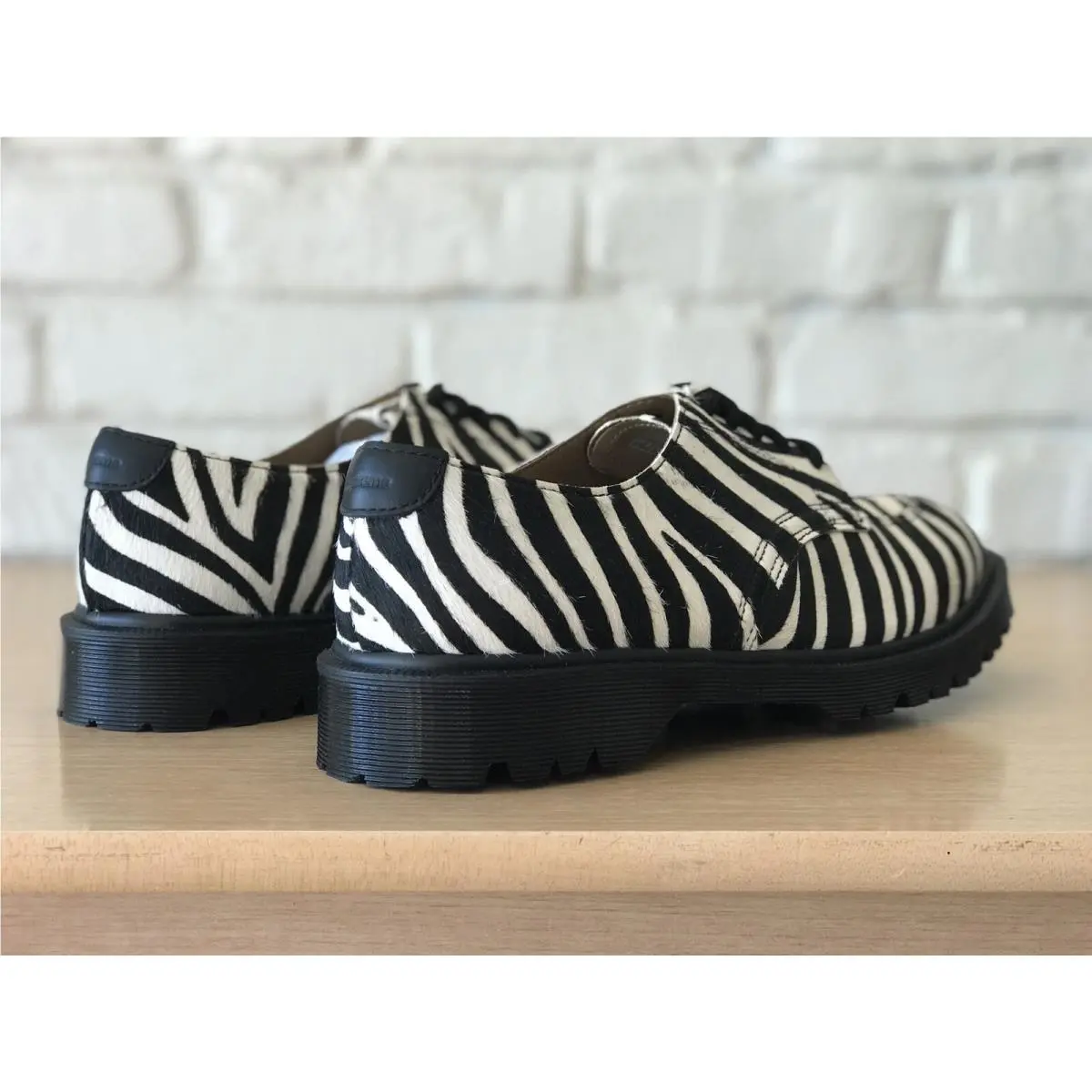 Dr. Martens shoes - 2046 Supreme HO Hair On Stripes - 27151009 - Black White (UPC: 0190665440003) 9