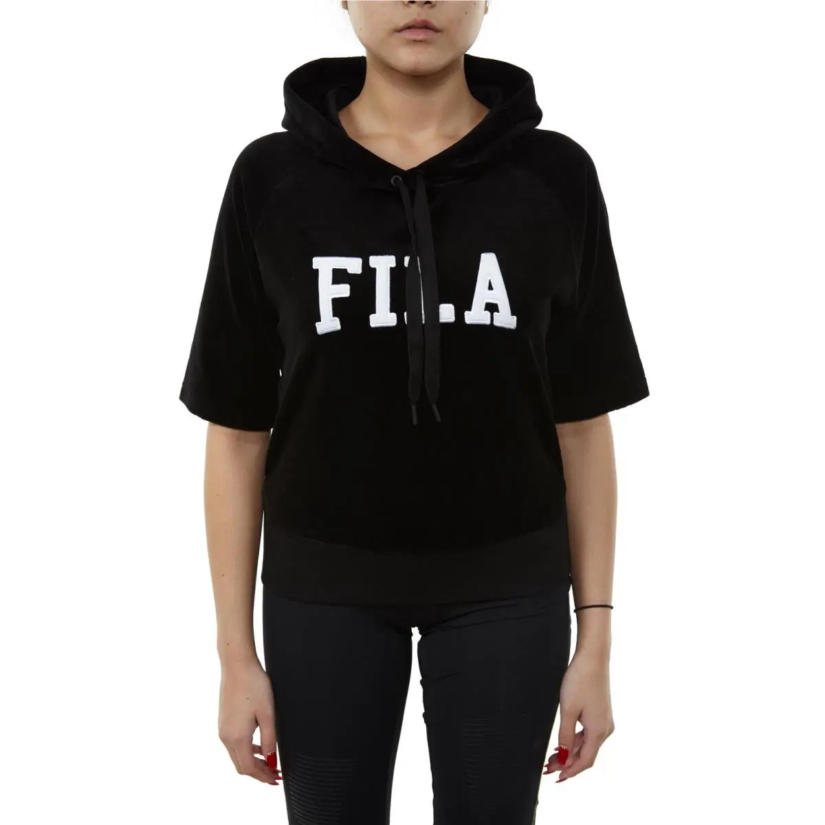 Fila Ariana Short Sleeve Hoody Womens Style : Lw171xx8