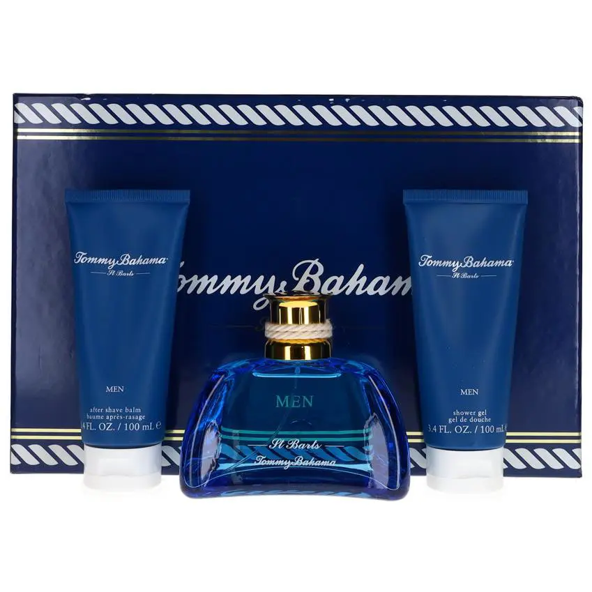 St.barts By  For Men Set: Edc+asb+sg 3.4+3.4+3.4 oz by Tommy Bahama