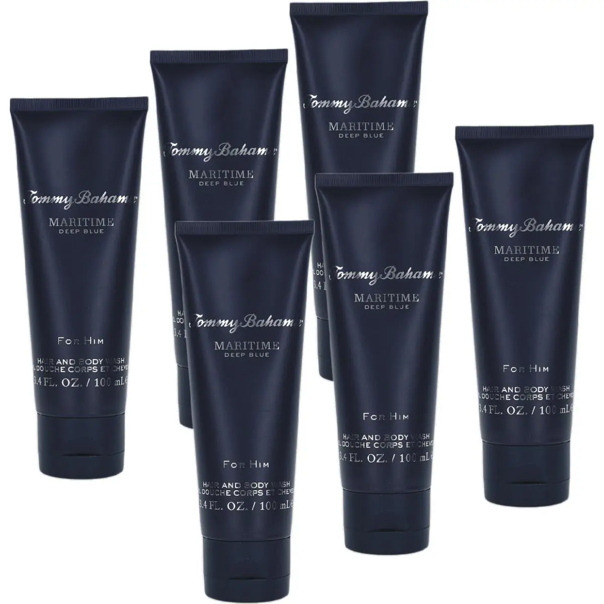 For Men Combo Pack: Hair and Body Wash 20.4oz 6x3.4oz by Tommy Bahama