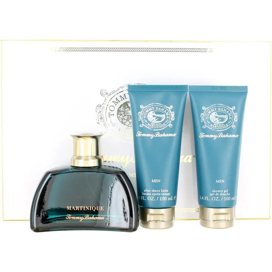 Set Sail Martinique By  For Men Set: Edc Spray + Asb + SG by Tommy Bahama