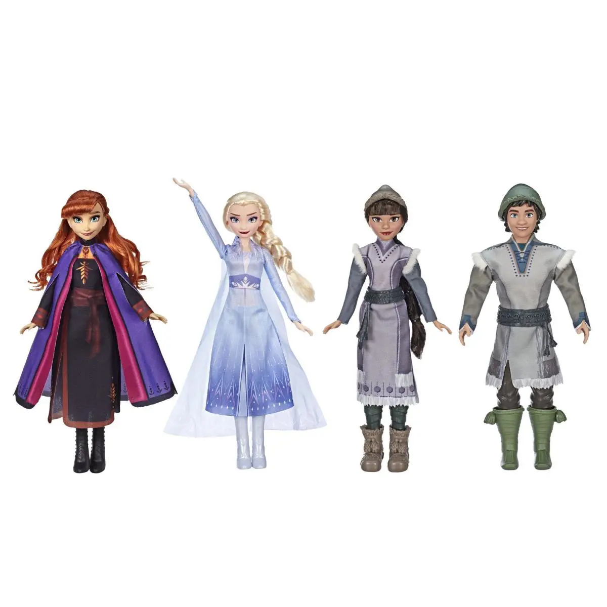 Disney Frozen Forest Expedition Set with Anna Elsa Ryder Honeymaren 4 Dolls