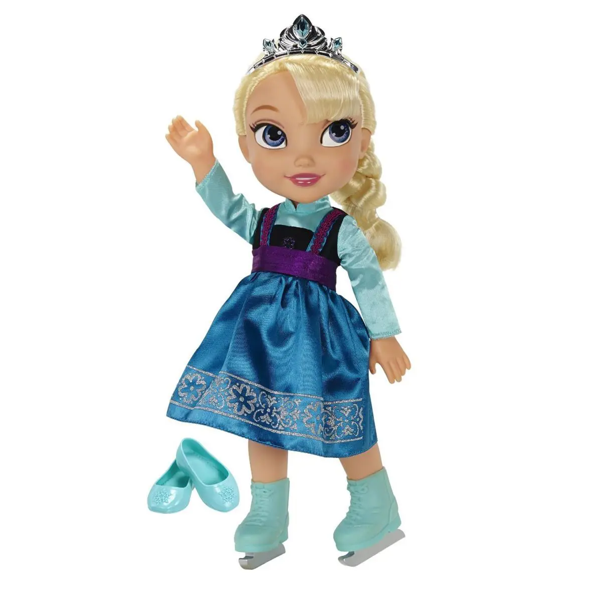 Ice Skating Princess Elsa Frozen Toddler Doll Disney 3+ Years