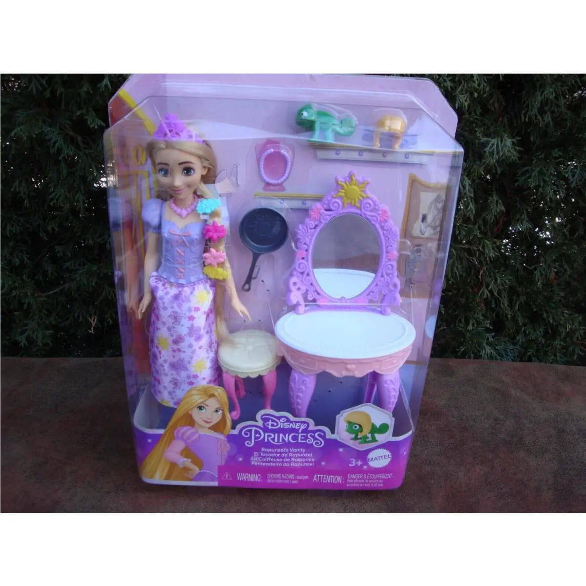 Disney Princess Rapunzel`s Vanity Playset w/ Accessories by Mattel HLX28 2023