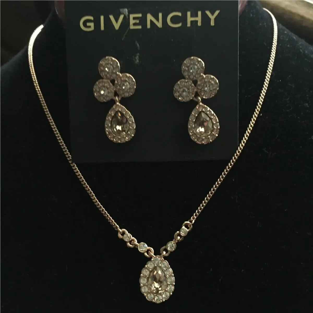 Assorted Jewelry Sets --select Your Favorite Rose Gold Earrings + Pendant by Givenchy