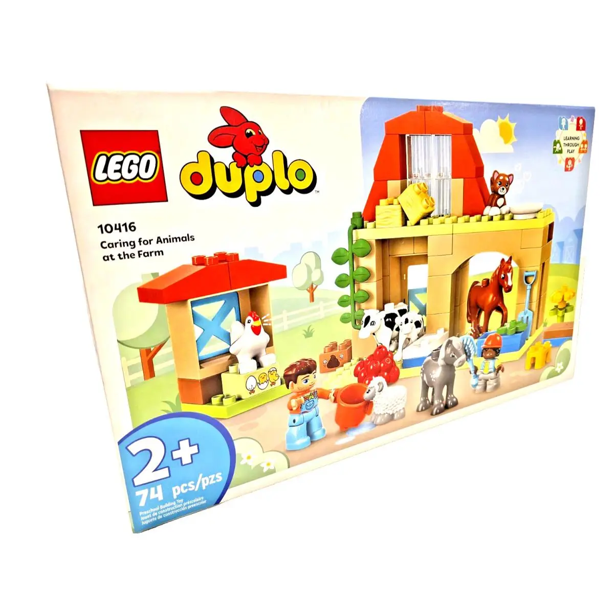 Lego Duplo 10416 Caring For Animals on The Farm 74 Pcs. Carefully Shipped