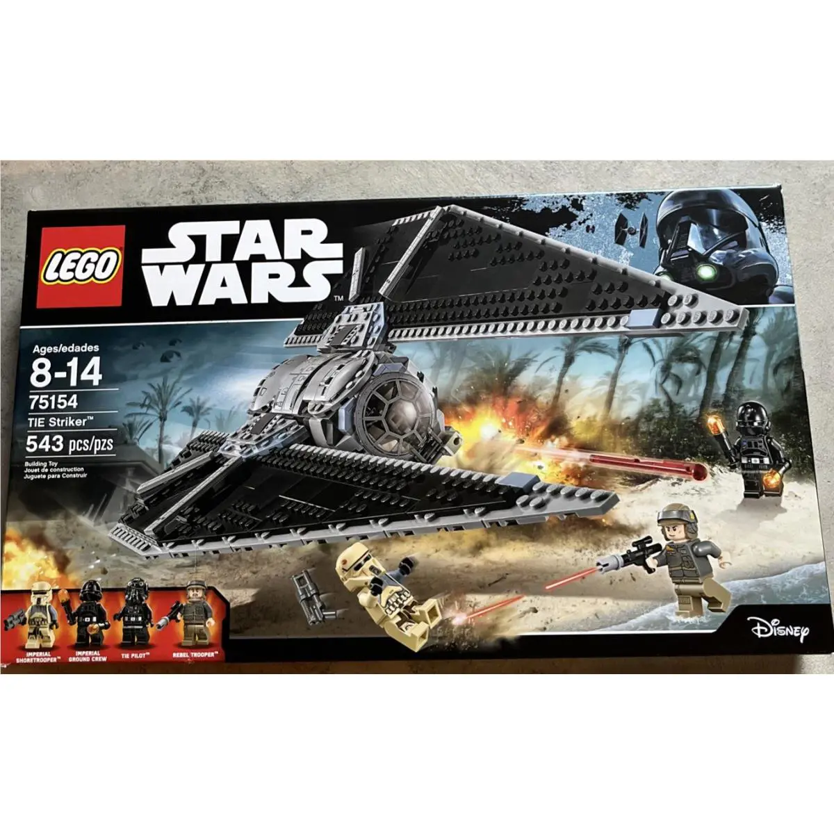 Lego Star Wars Scarif Stormtrooper Shoretrooper Captain Tie Striker 75154