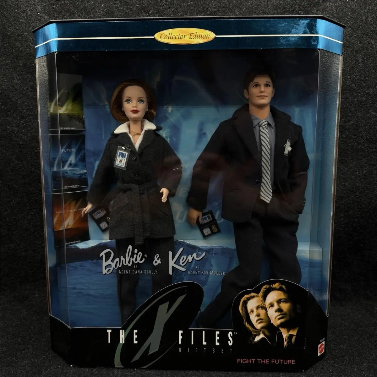 Barbie Ken AS Scully and Mulder The X-files Gift Set Collector Edition