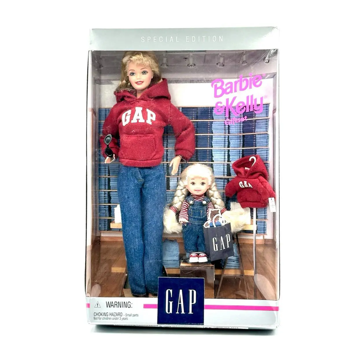 The Gap Barbie Kelly Giftset Special Edition 1997 Mattel 18547 Nrfb
