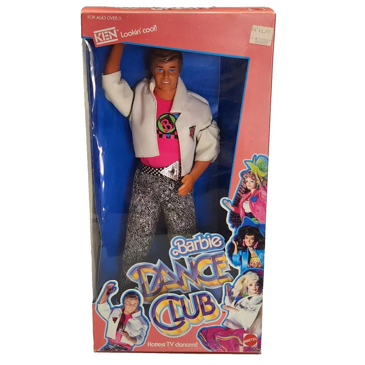 Vintage 1989 Mattel Dance Club Ken Barbie Doll 3511
