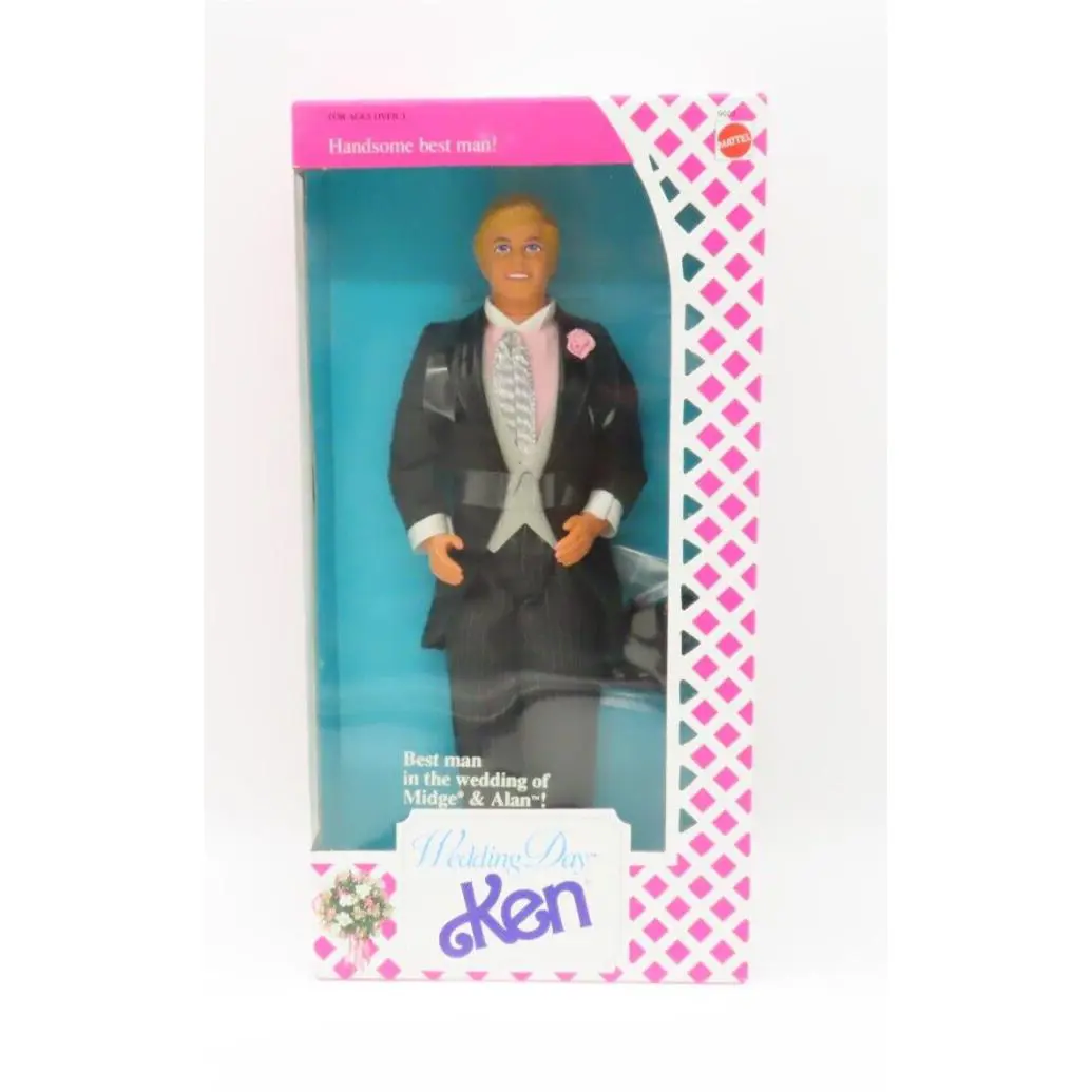 Wedding Day Ken Doll 1990 Mattel 9609 Nrfb