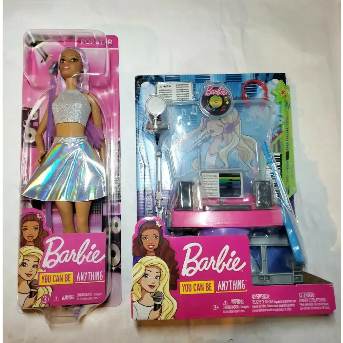 Barbie Pop Star Doll Singer Careers + Recording Studio Playset Usa Ship Free