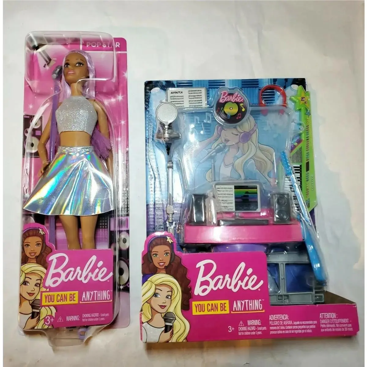 Barbie Pop Star Doll Singer Careers + Recording Studio Playset Usa Ship Free