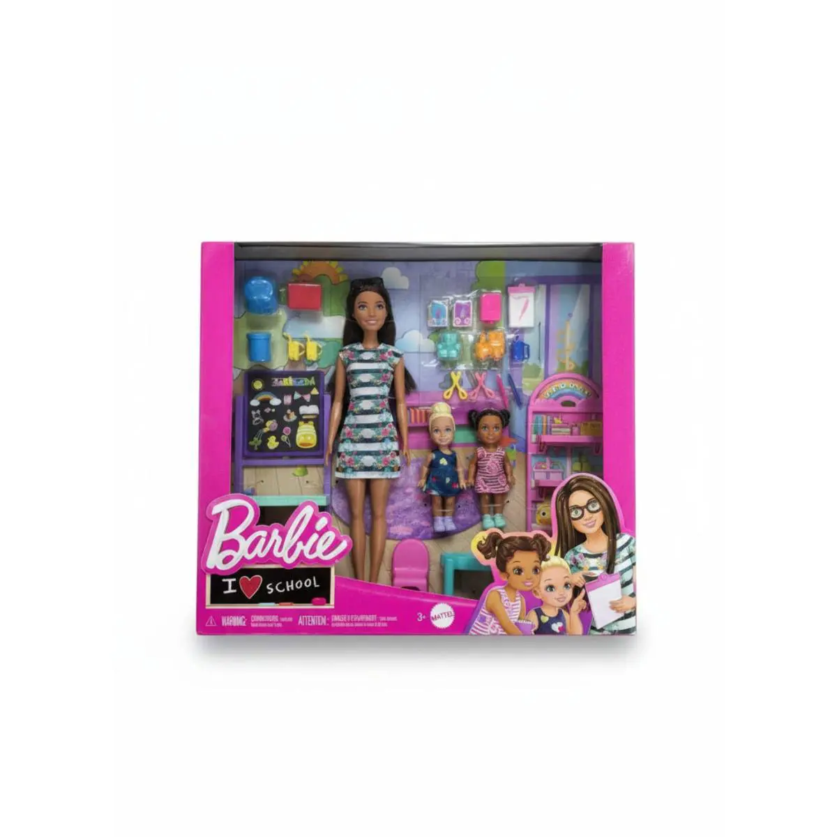 Mattel Barbie I Love School Classroom Playset HRG85