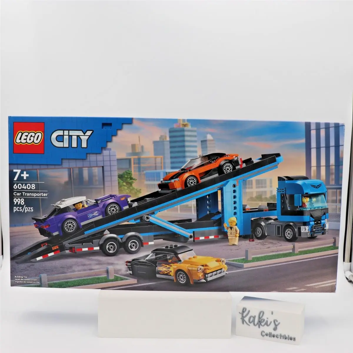 Lego 60408 Car Transporter Truck with Sports Cars City Vehicles Kids Gift