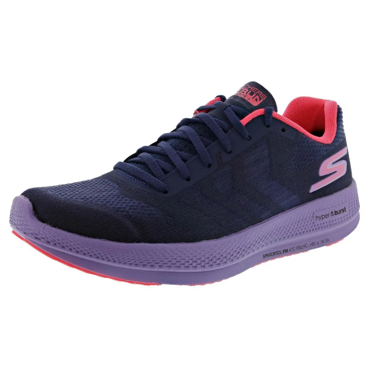 Skechers shoes - Go Run Razor+ - Run - 130001 - GRAY / AQUA / PINK 9