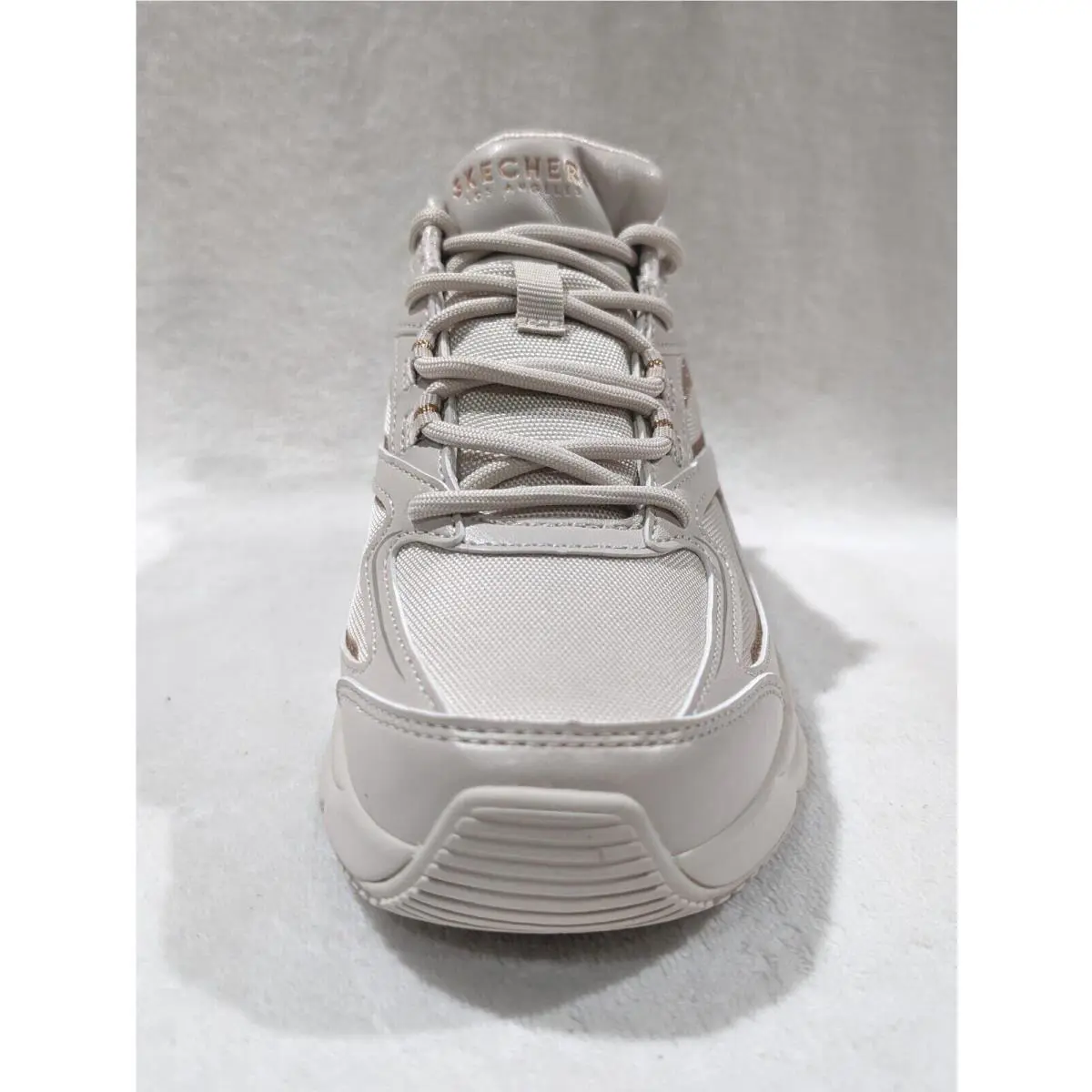 Skechers shoes - Skechers Street Tres Air Uno Shimm Airy - 177422 - Off White/Rose Gold 3