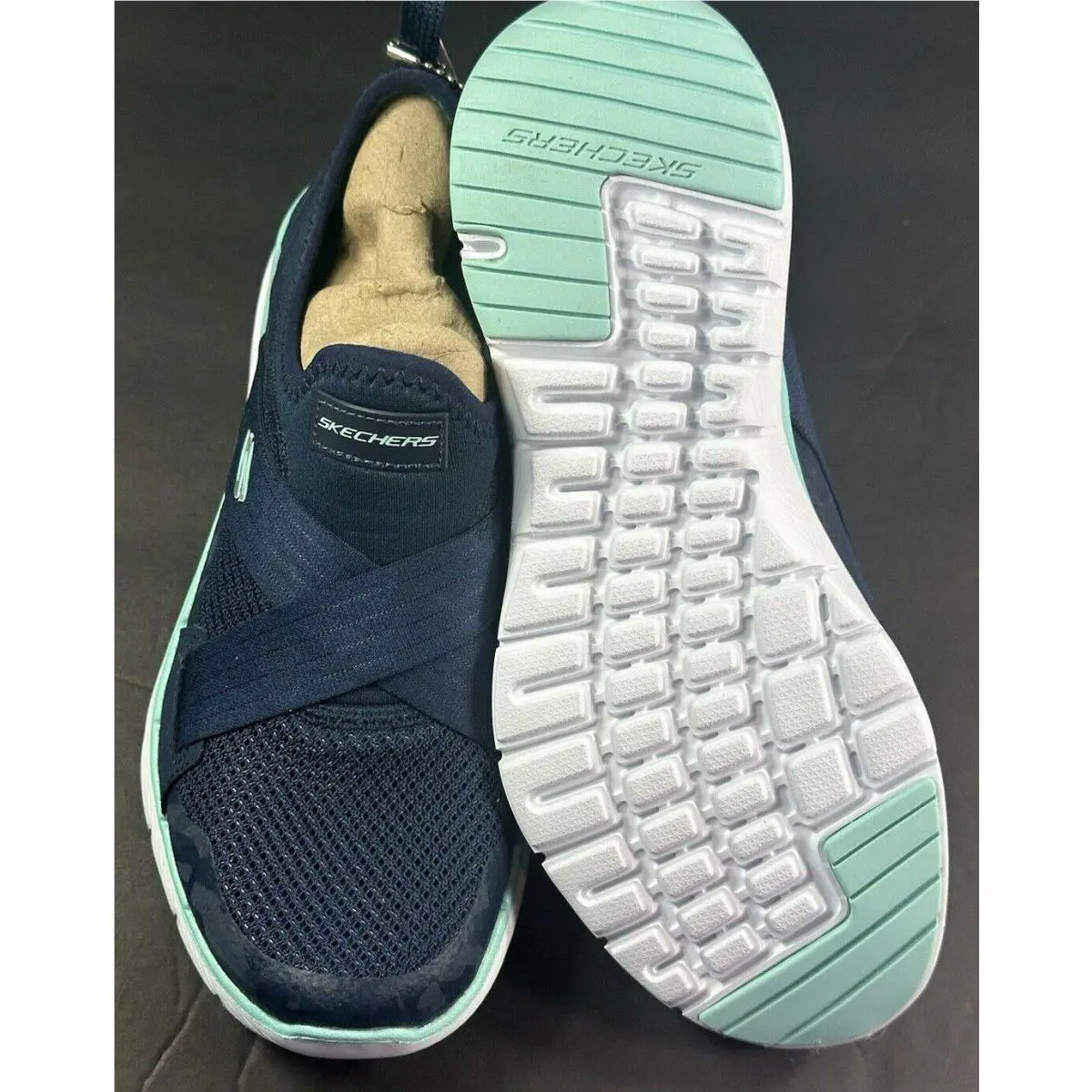 Skechers shoes - Sport - Sport - Navy-Aqua 2