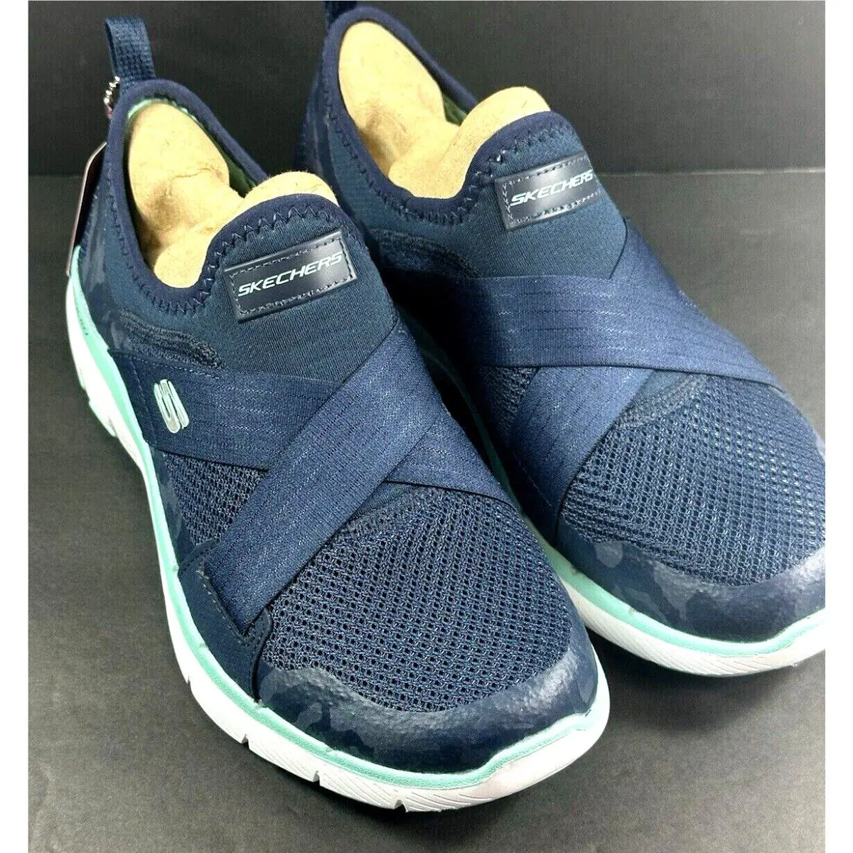Skechers shoes - Sport - Sport - Navy-Aqua 8