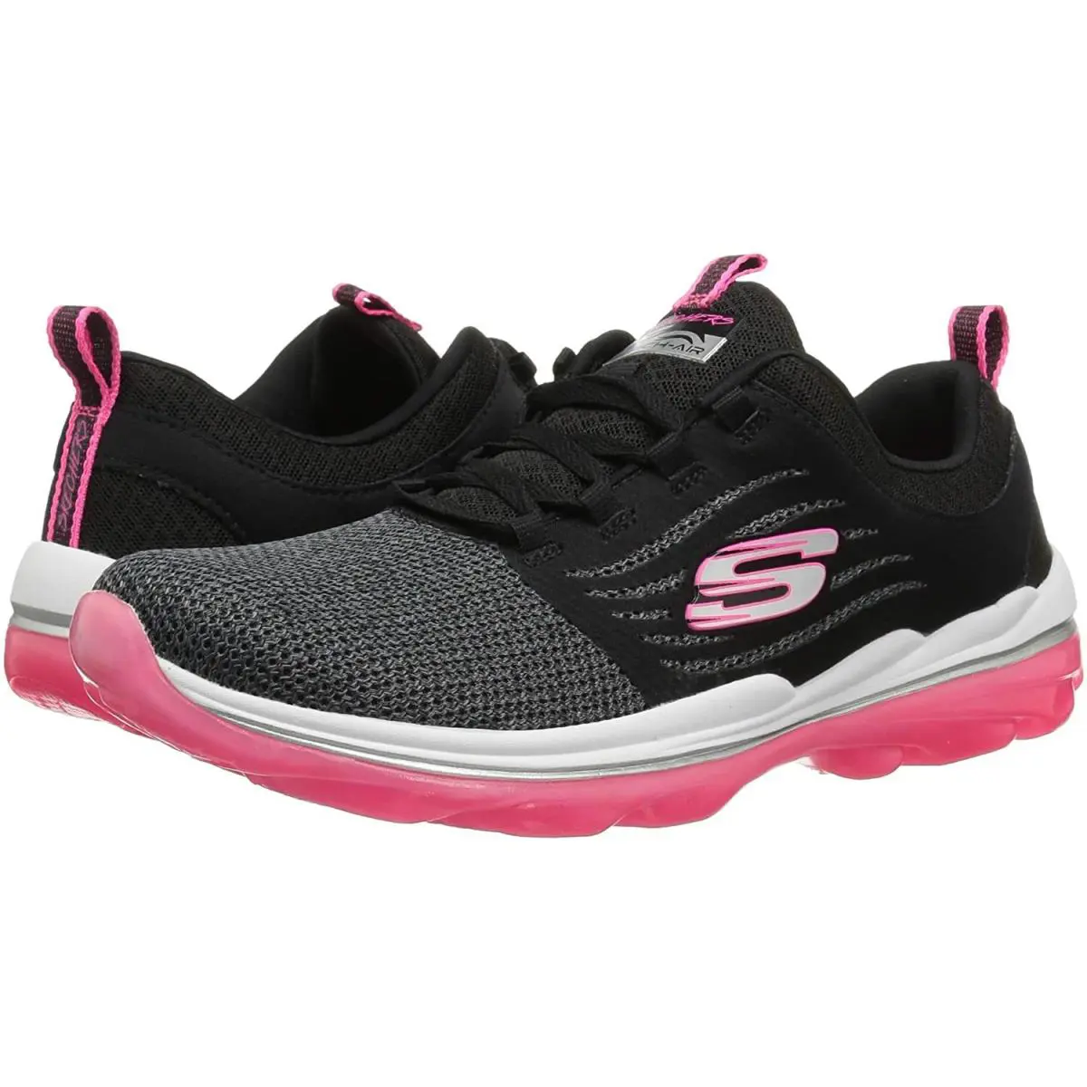 Skechers shoes - Skechers AIR DELUXE - AIR DELUXE - Black/Hot/Pink 5