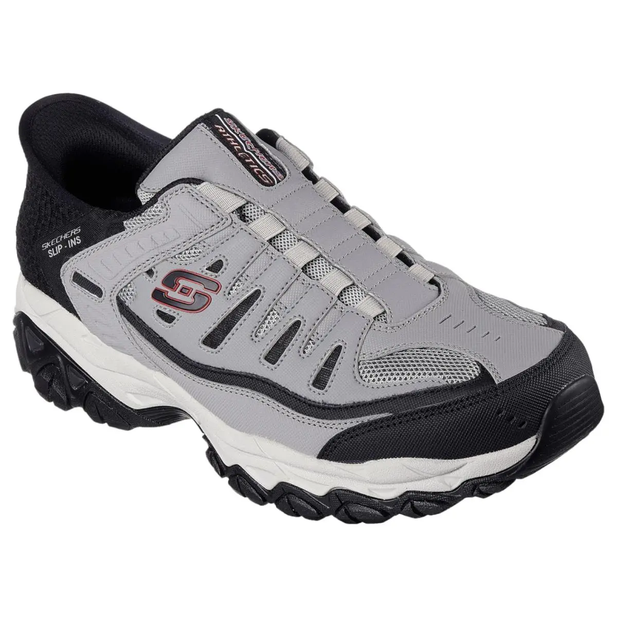 Skechers shoes - After Burn M. Fit Ridgeburn - Gray, Black 0