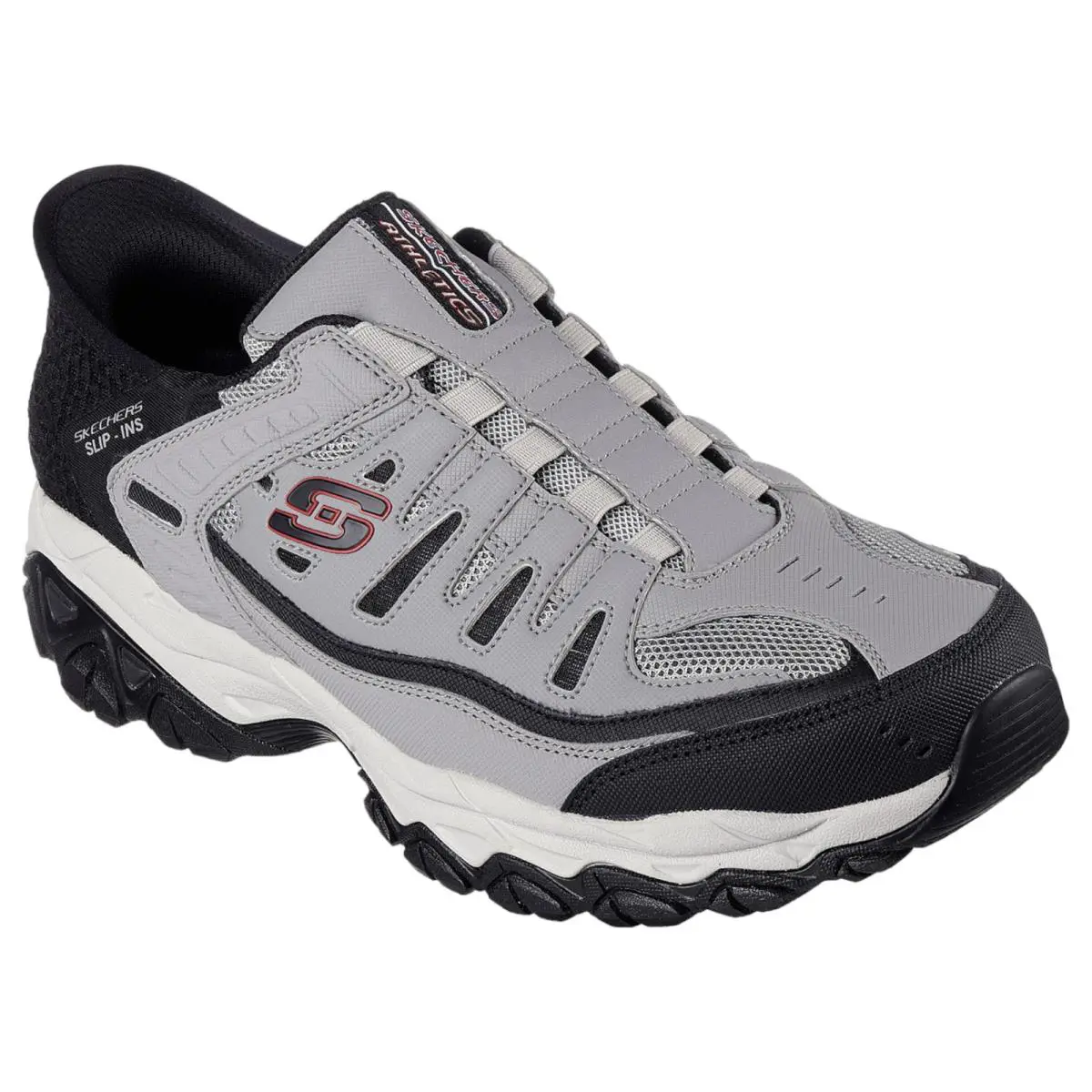 Skechers shoes - After Burn M. Fit Ridgeburn - Gray, Black 0