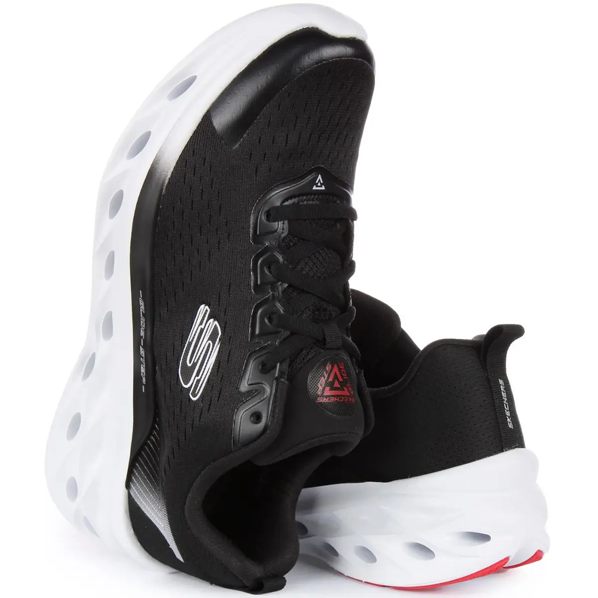 Skechers shoes - BLACK WHITE 2