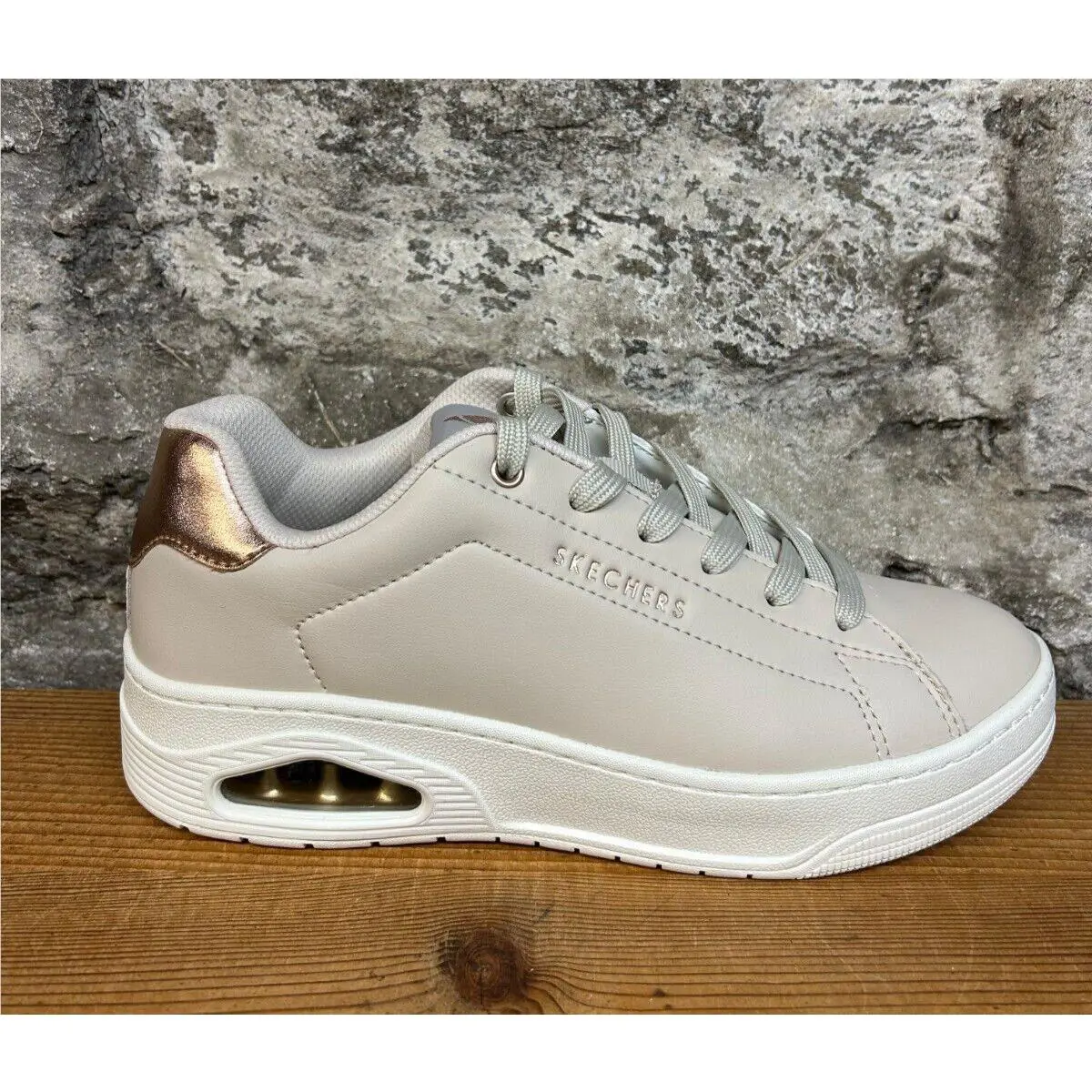 Skechers shoes - UNO COURT - COURTED - UNO COURT COURTED - 177700 - NATURAL 7